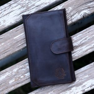 Handmade Tri-Fold Long Wallet & Notepad