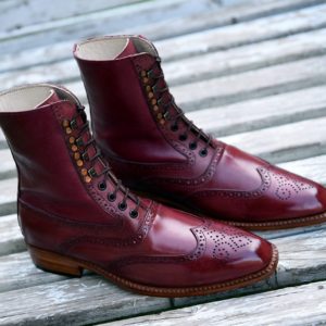 Full Brogue Wingtip Boots