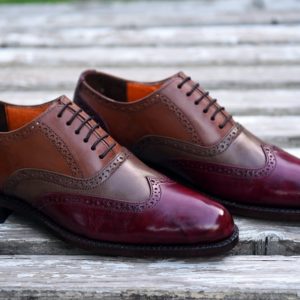 Tri Tone Longwing Quarter Brogue Oxford