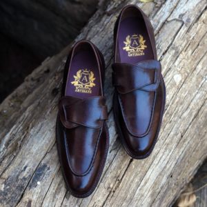 Dark Brown Butterfly Loafers