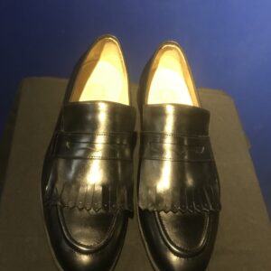 Black Kiltie Penny Loafer